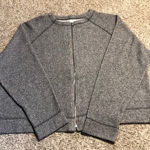 Hanna Andersson Cropped Zip Cardigan